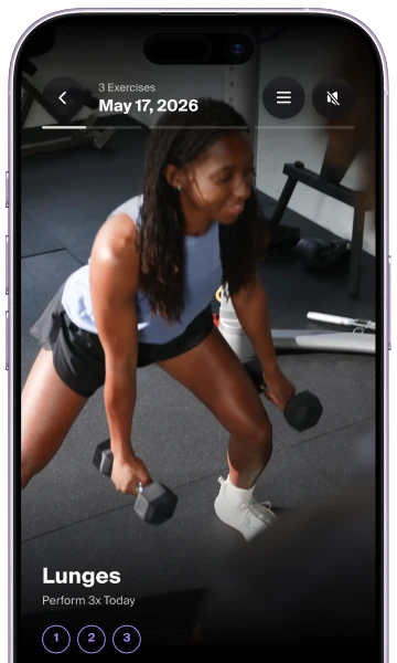 ProperForm patient app showing an exercise